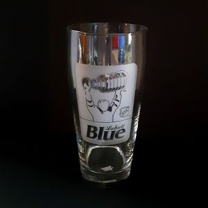 LABATT BLUE NHL STANLEY CUP Draft Beer Beverage Glass Pacific Division Hockey